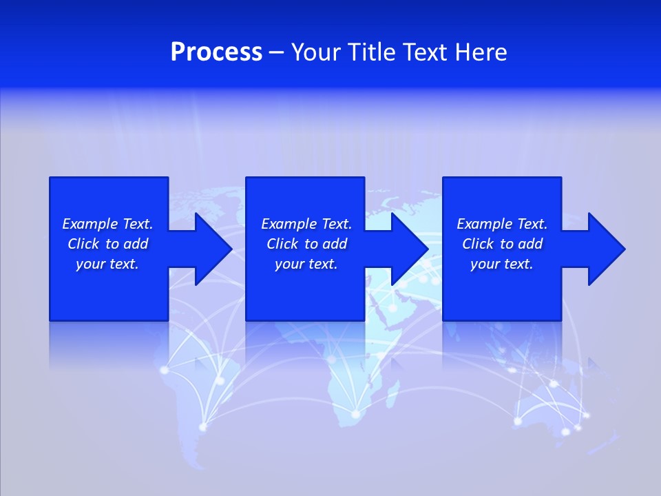 Communication Connectivity Region PowerPoint Template