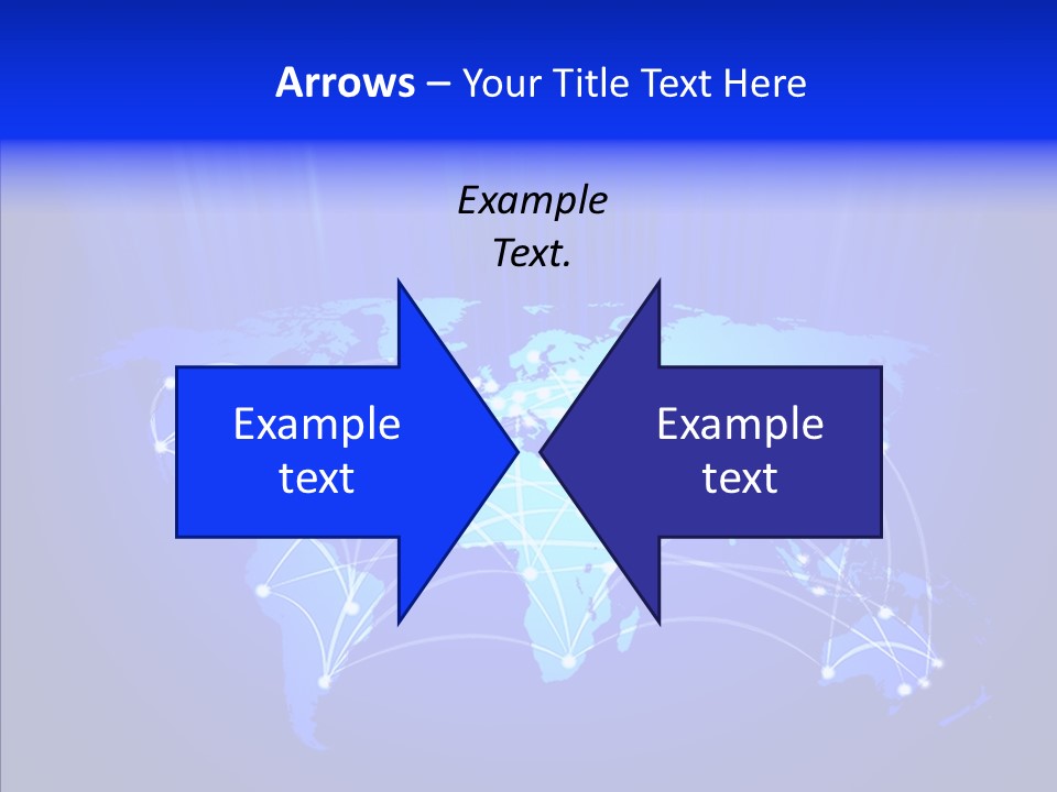 Communication Connectivity Region PowerPoint Template
