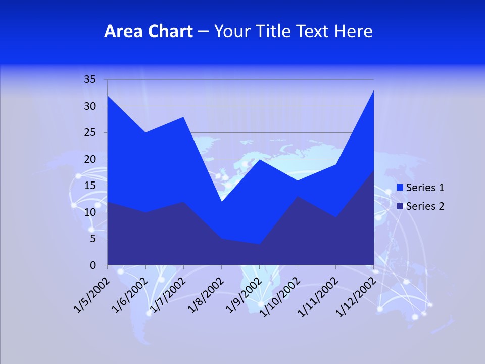 Communication Connectivity Region PowerPoint Template