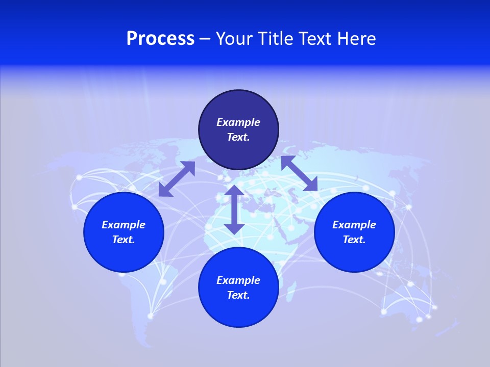 Communication Connectivity Region PowerPoint Template