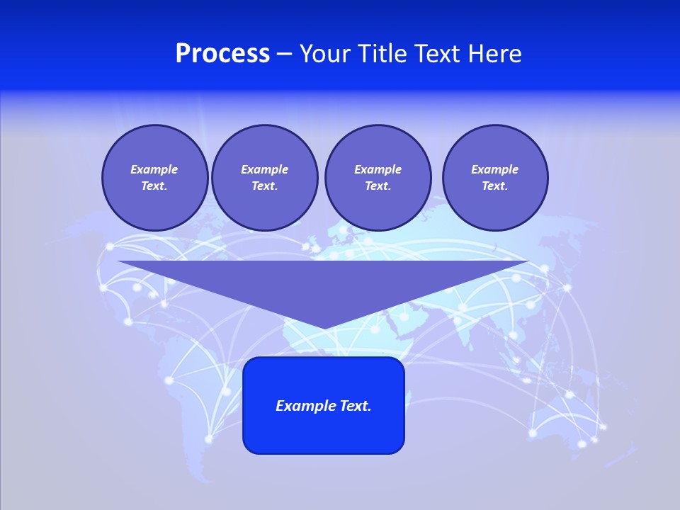 Communication Connectivity Region PowerPoint Template