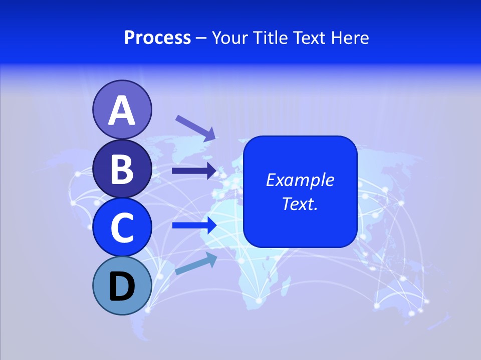 Communication Connectivity Region PowerPoint Template
