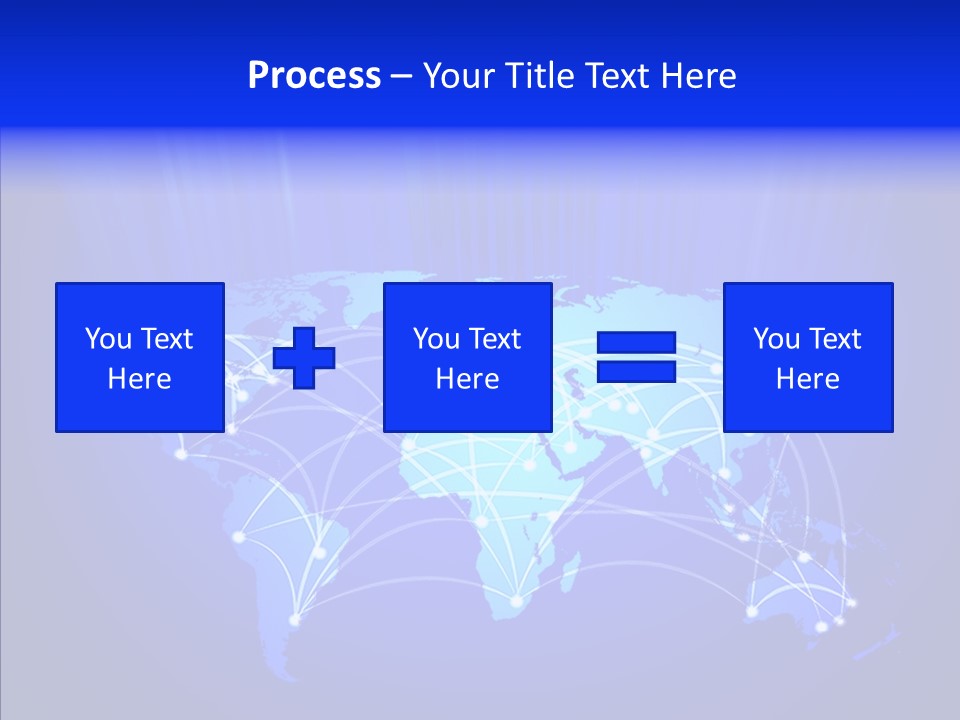 Communication Connectivity Region PowerPoint Template