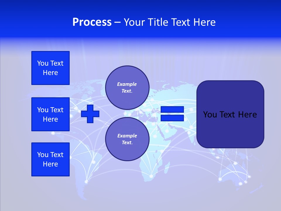 Communication Connectivity Region PowerPoint Template