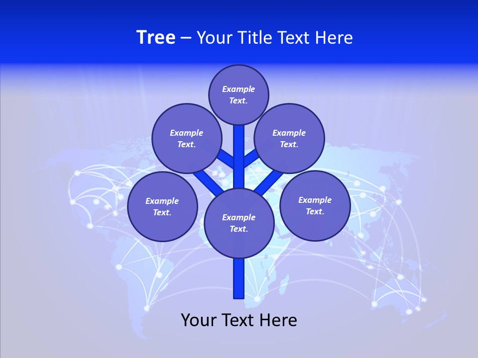 Communication Connectivity Region PowerPoint Template