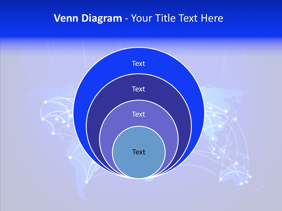 Communication Connectivity Region PowerPoint Template