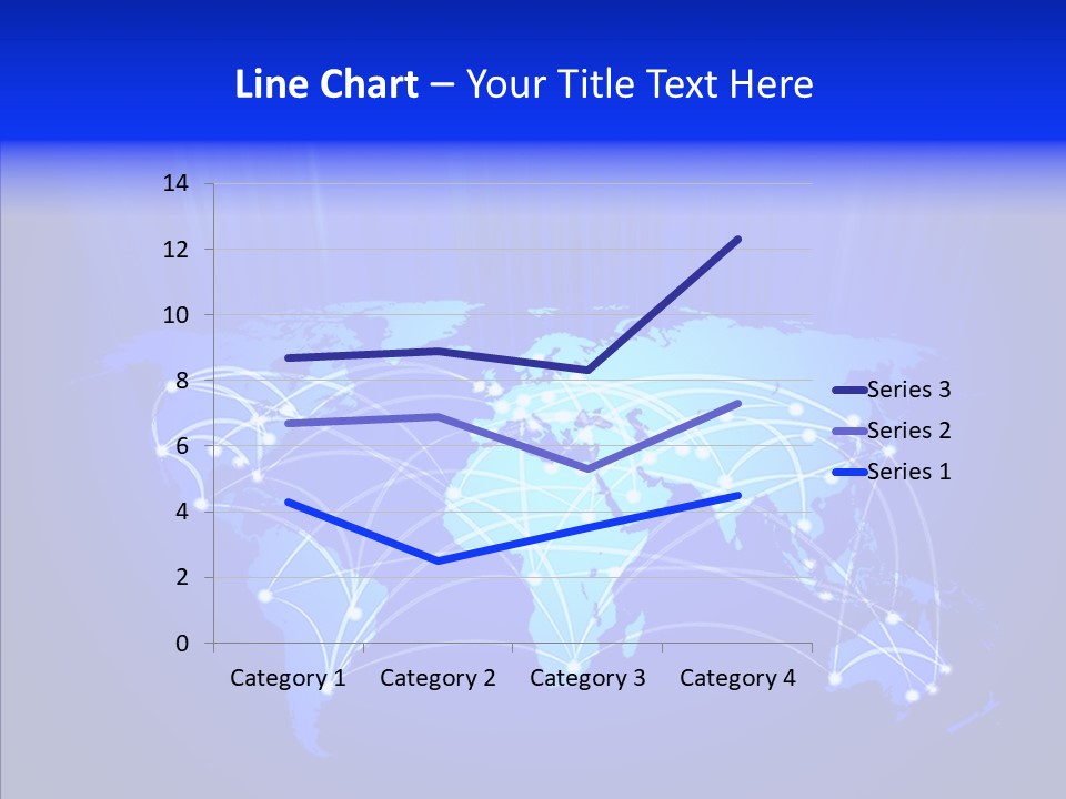 Communication Connectivity Region PowerPoint Template