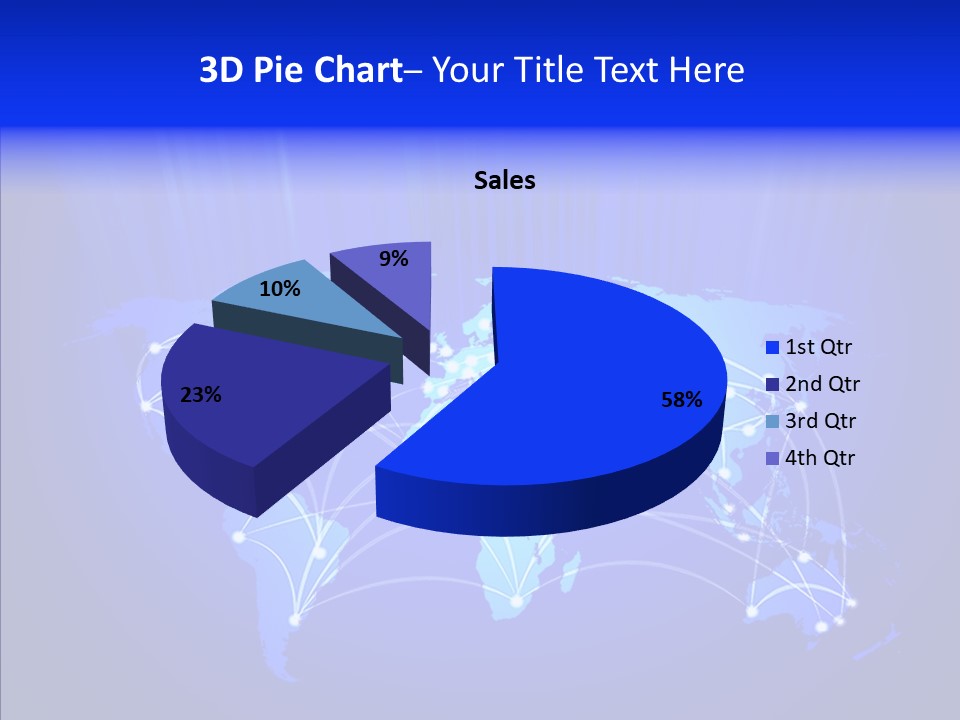 Communication Connectivity Region PowerPoint Template