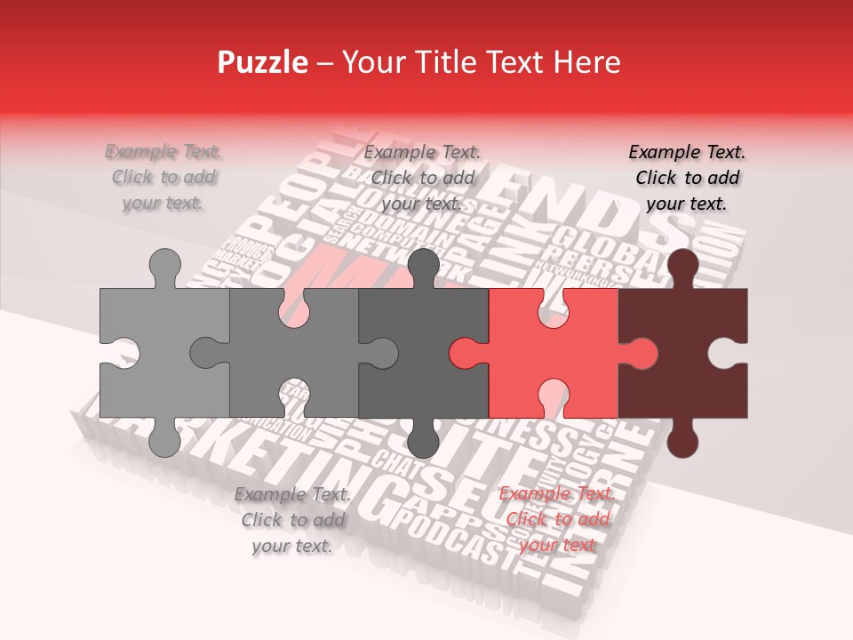 Community Generated Shape PowerPoint Template