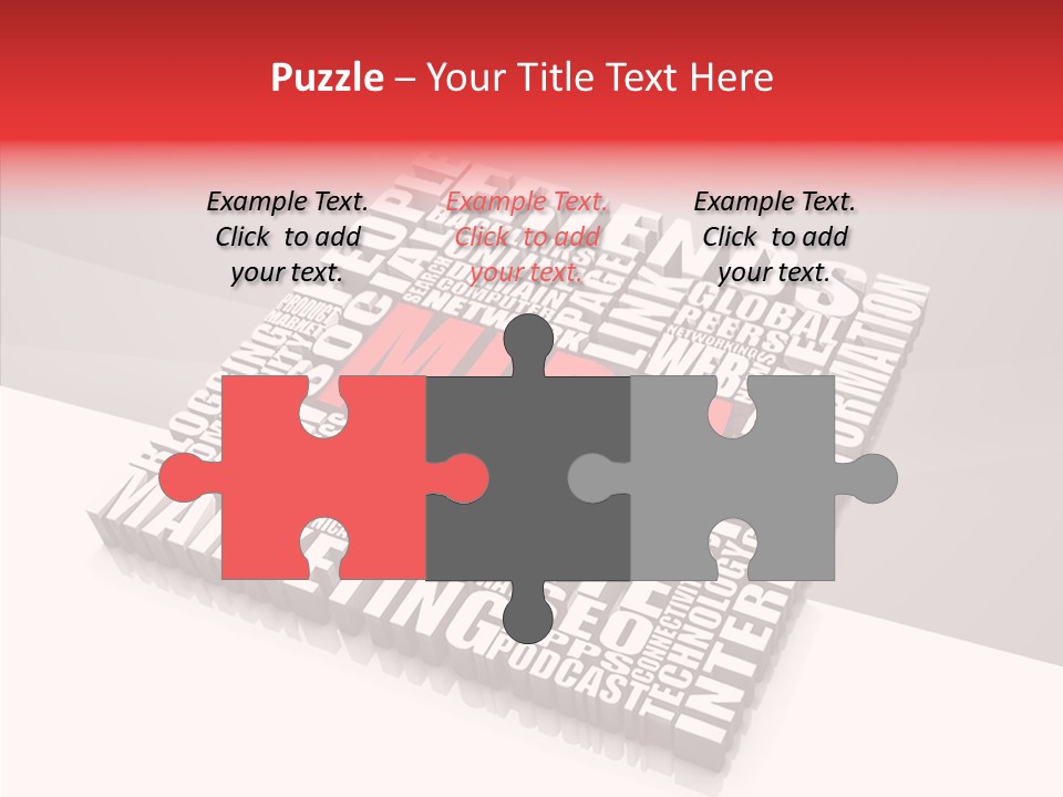 Community Generated Shape PowerPoint Template