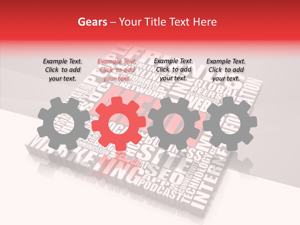 Community Generated Shape PowerPoint Template