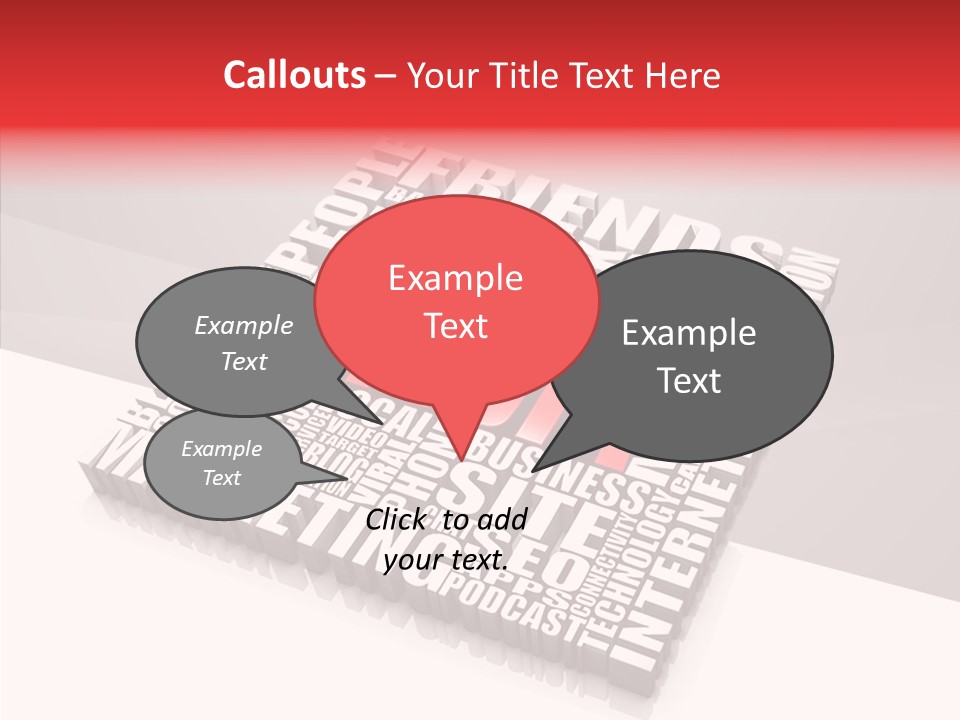 Community Generated Shape PowerPoint Template