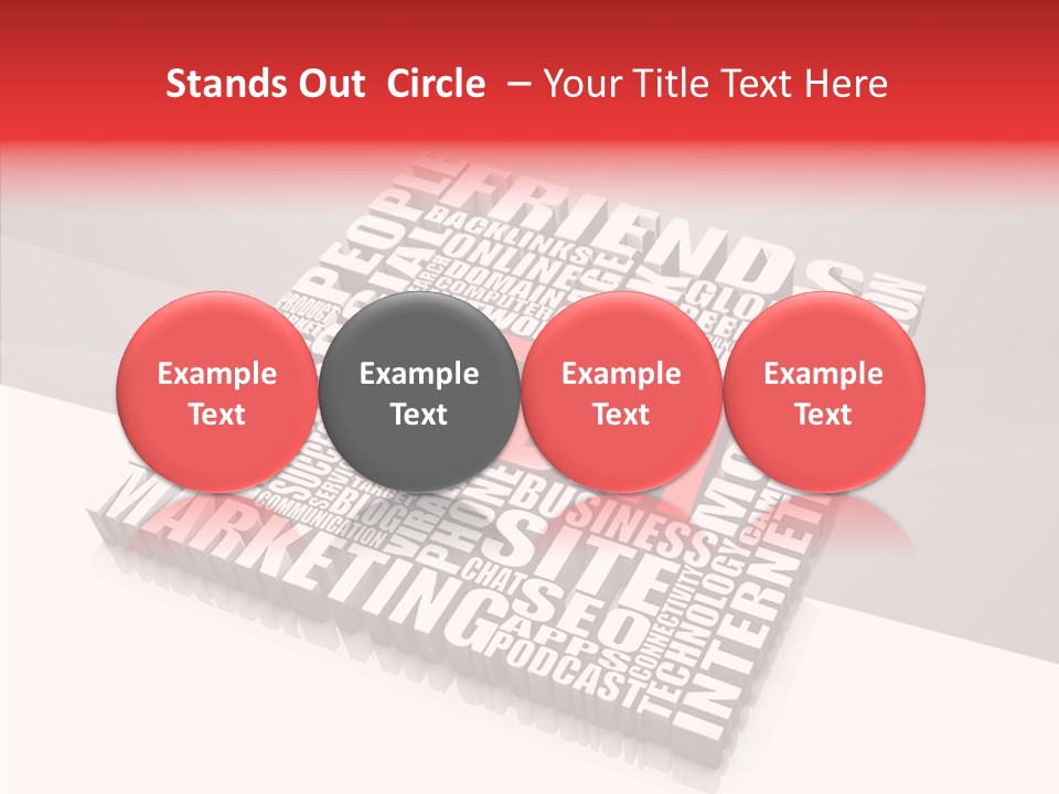 Community Generated Shape PowerPoint Template