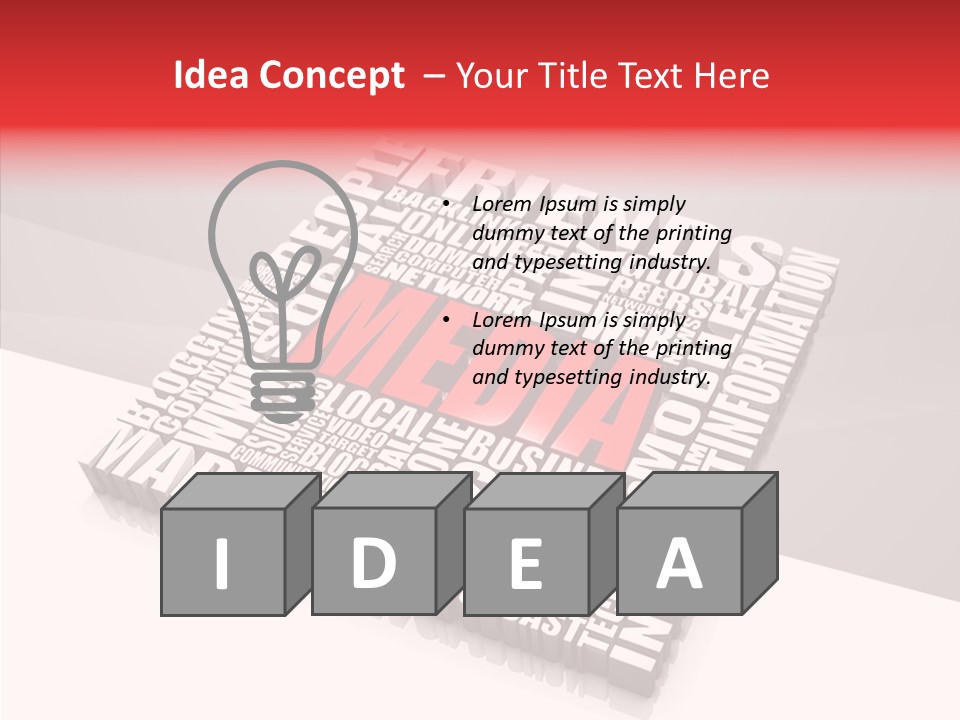 Community Generated Shape PowerPoint Template