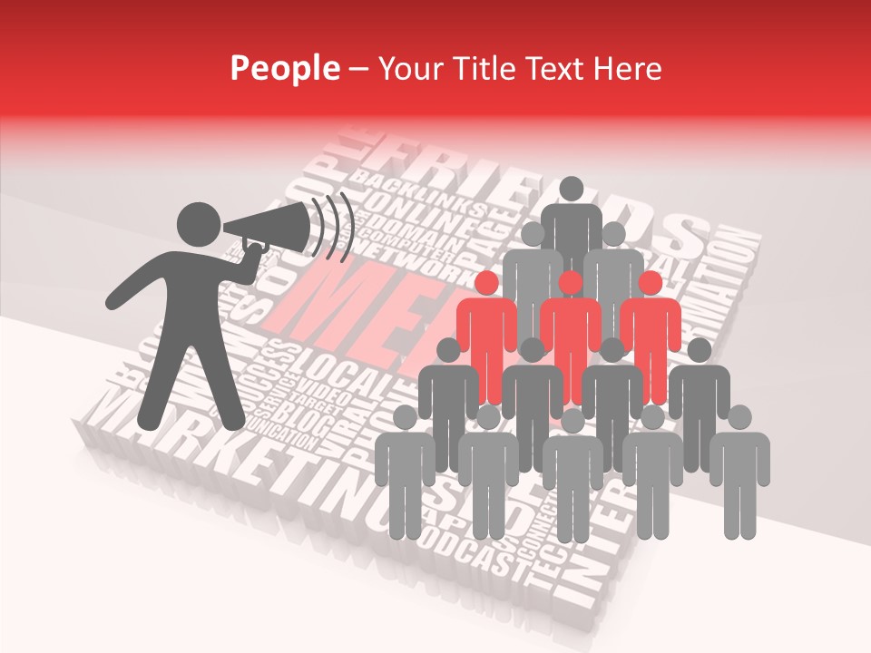 Community Generated Shape PowerPoint Template