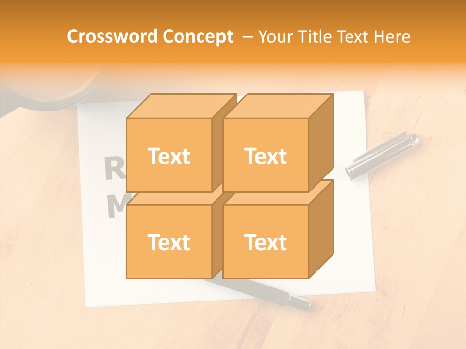 Crash Risky Text PowerPoint Template