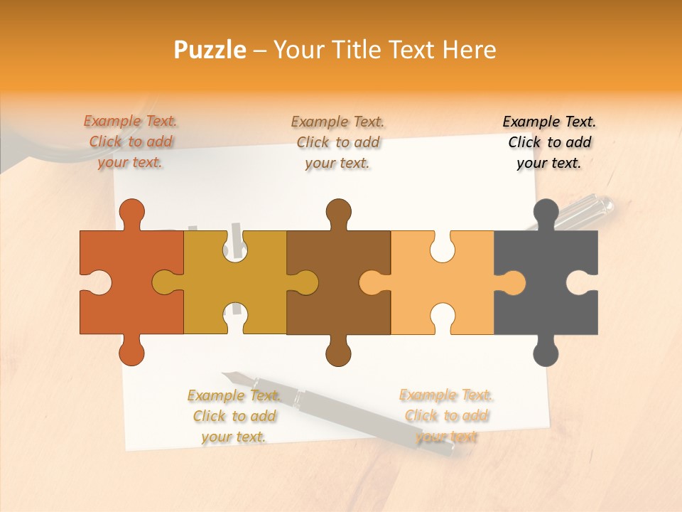 Crash Risky Text PowerPoint Template