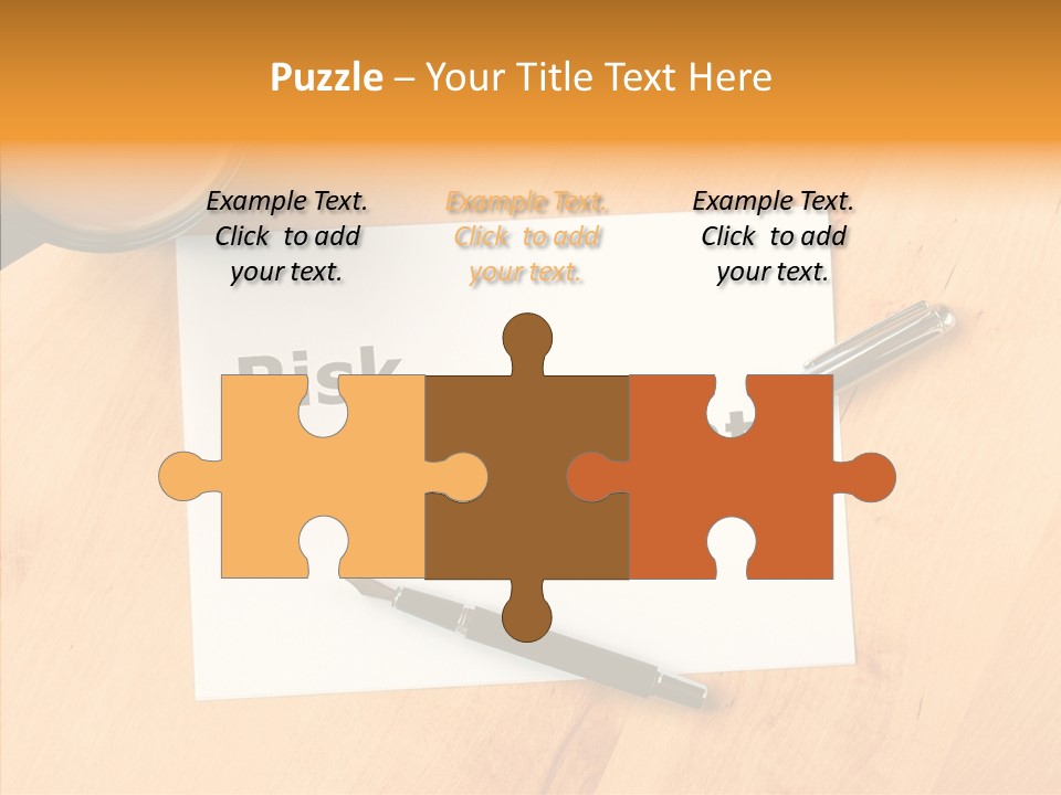 Crash Risky Text PowerPoint Template