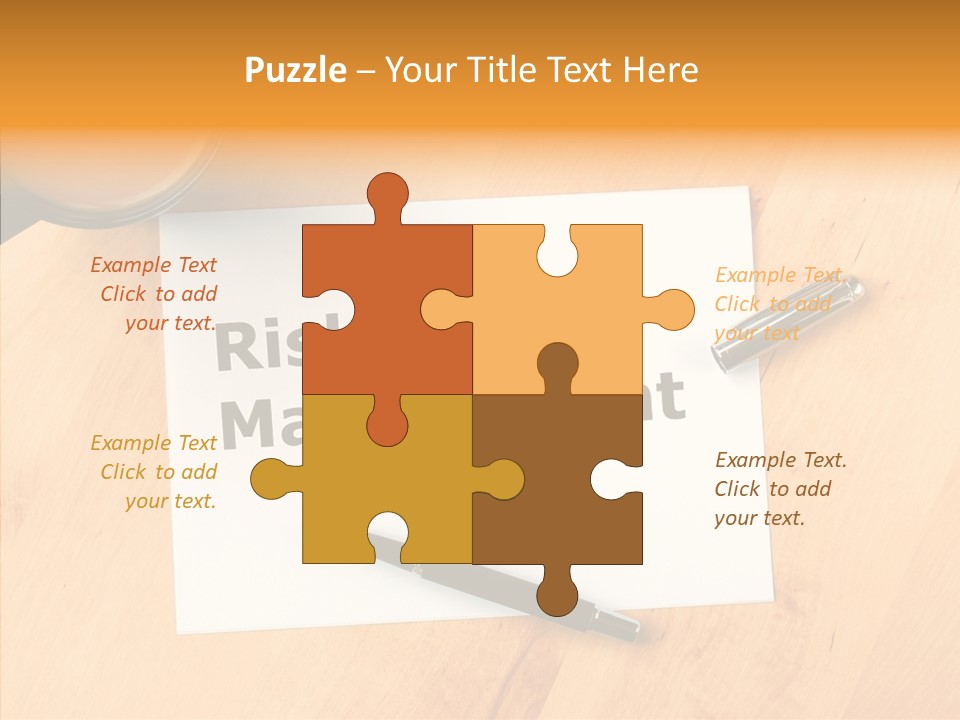 Crash Risky Text PowerPoint Template