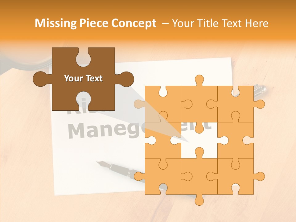 Crash Risky Text PowerPoint Template