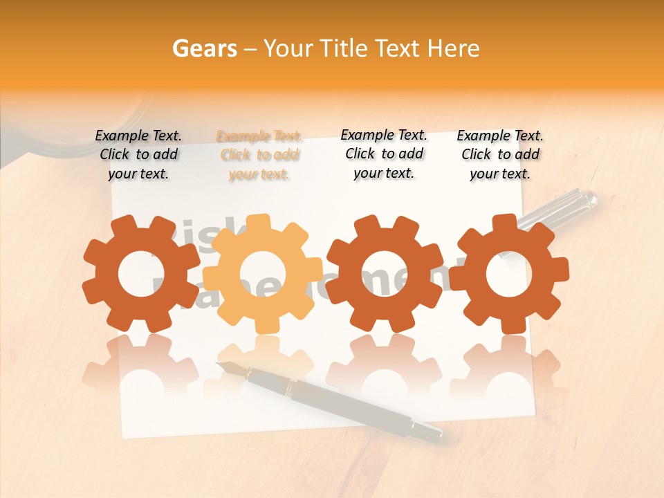 Crash Risky Text PowerPoint Template