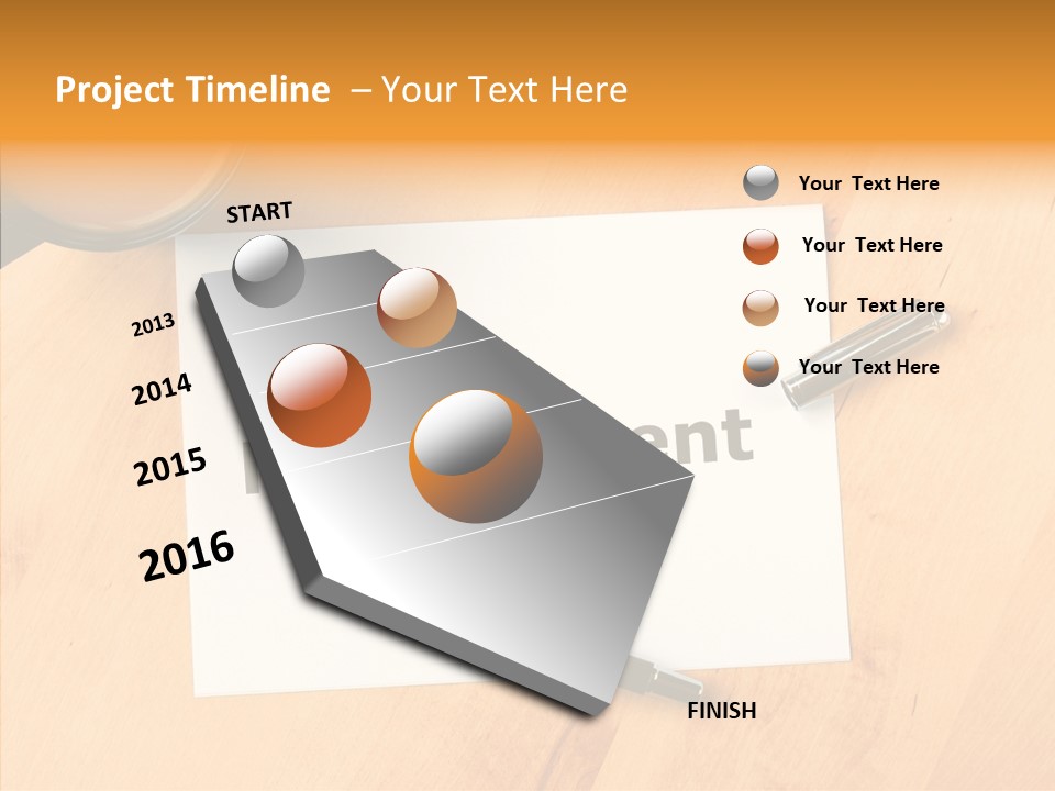 Crash Risky Text PowerPoint Template