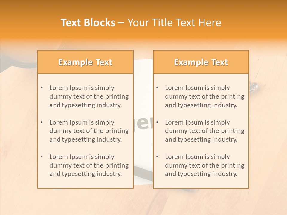 Crash Risky Text PowerPoint Template