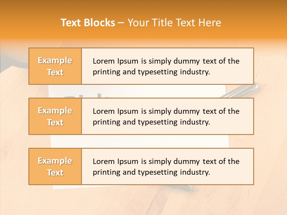 Crash Risky Text PowerPoint Template