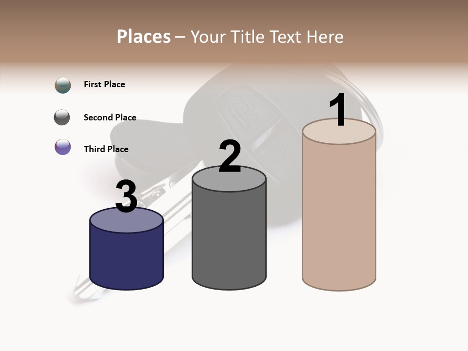 Security Technology Silver PowerPoint Template