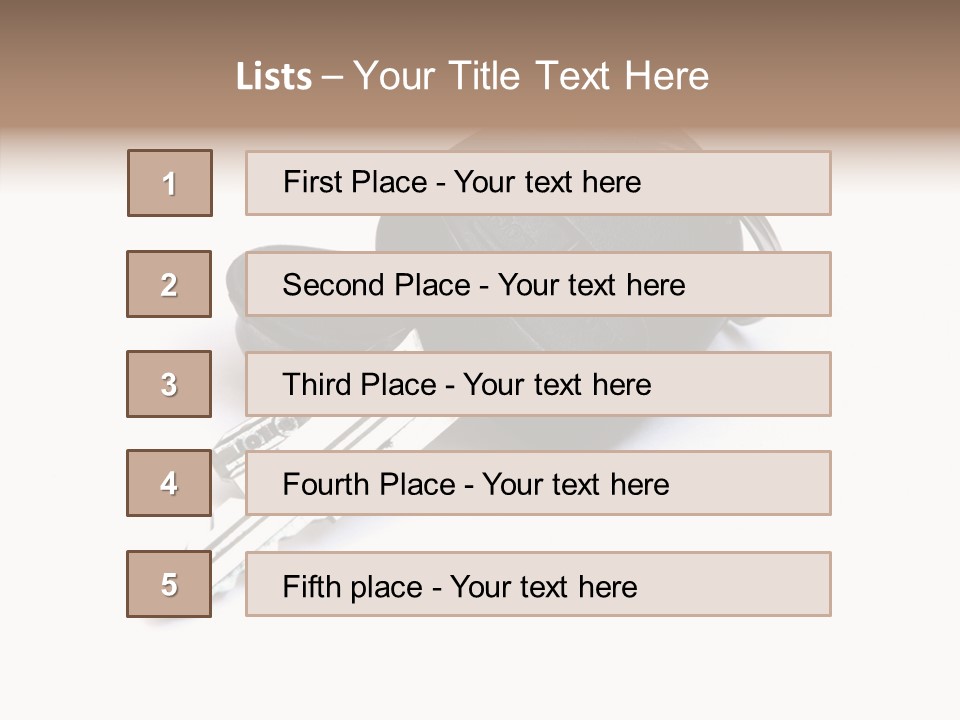 Security Technology Silver PowerPoint Template