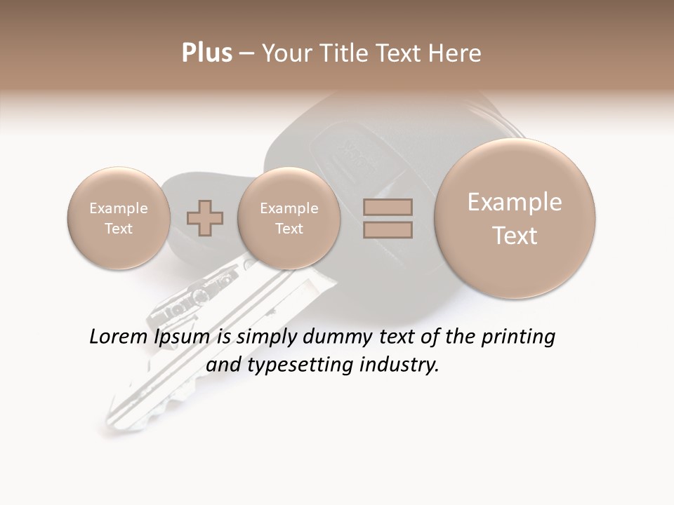 Security Technology Silver PowerPoint Template