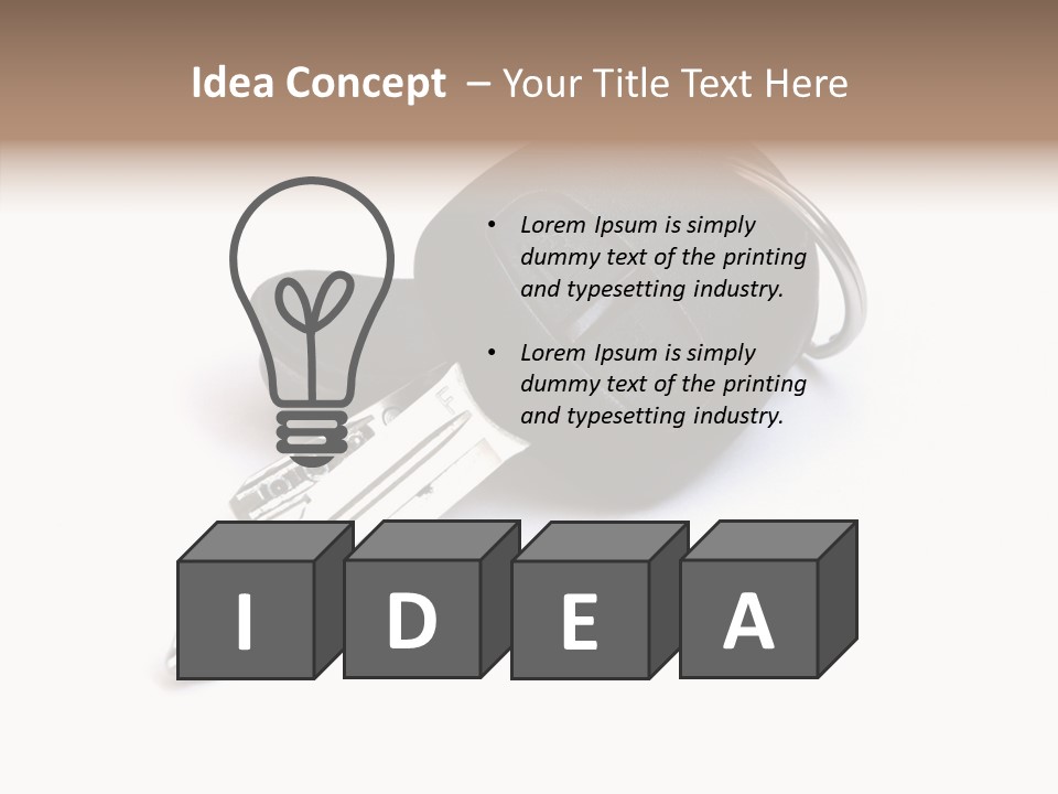 Security Technology Silver PowerPoint Template