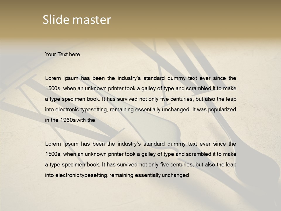 Rusty Classical Elegant PowerPoint Template