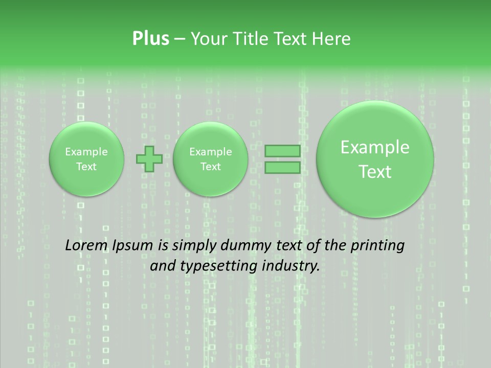 Digital Science Programming PowerPoint Template