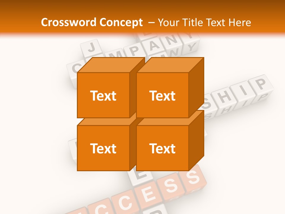 Cube Discovery Aspirations PowerPoint Template