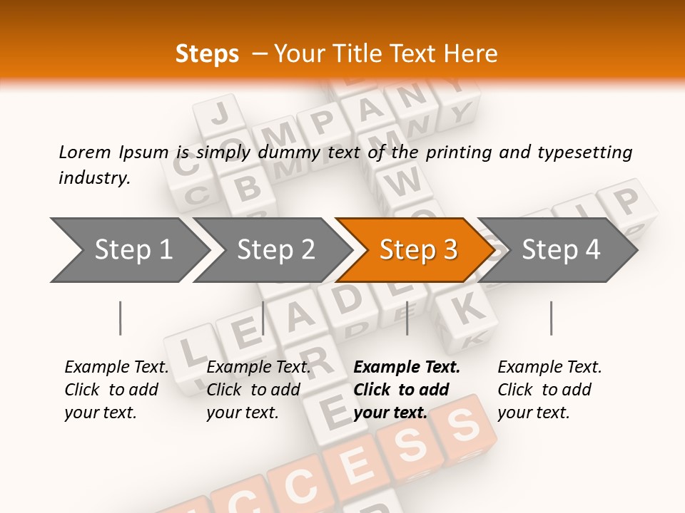 Cube Discovery Aspirations PowerPoint Template