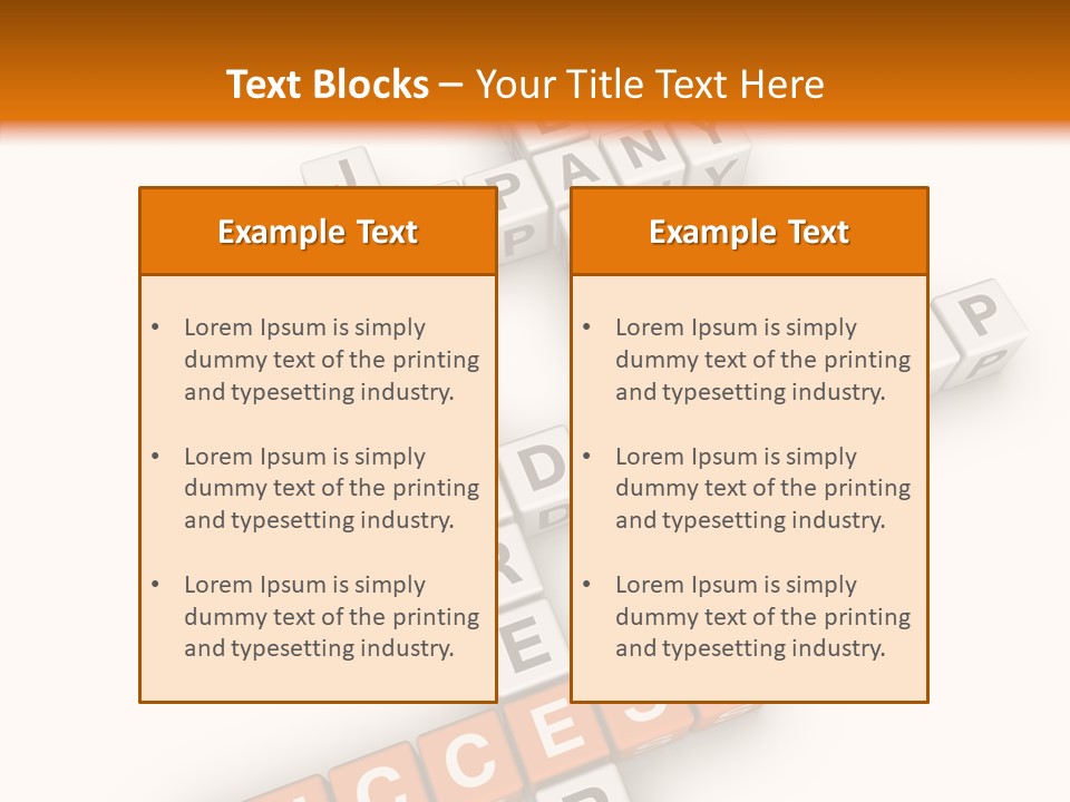 Cube Discovery Aspirations PowerPoint Template