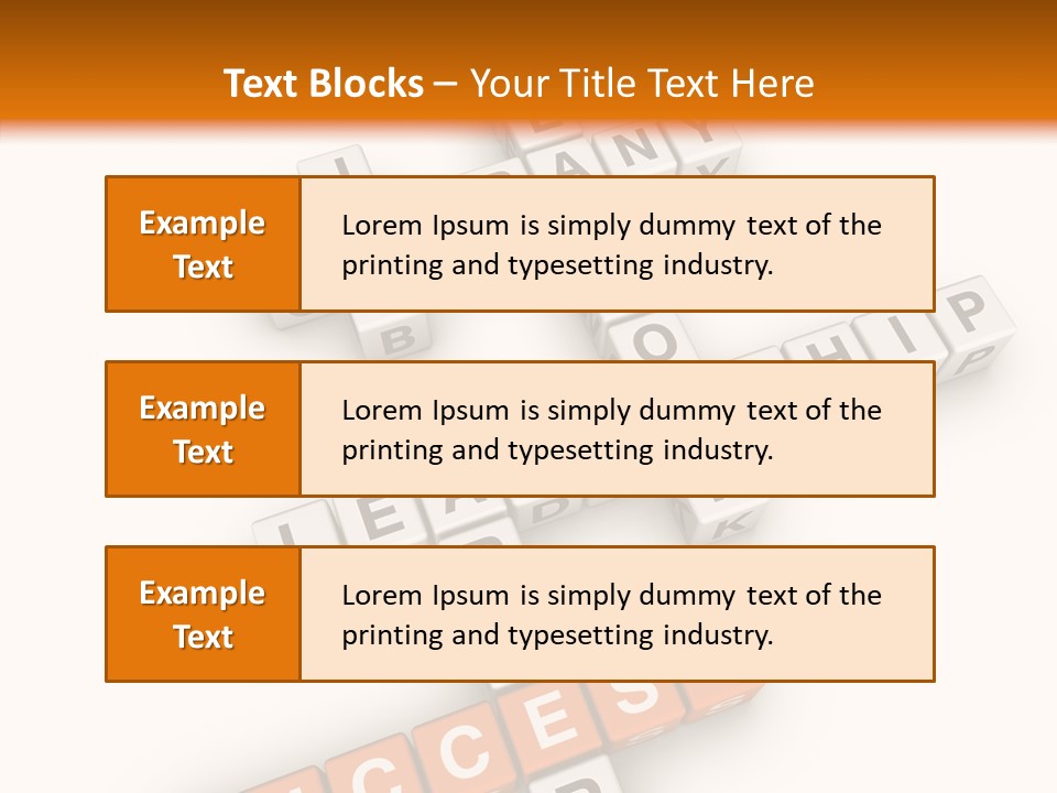 Cube Discovery Aspirations PowerPoint Template