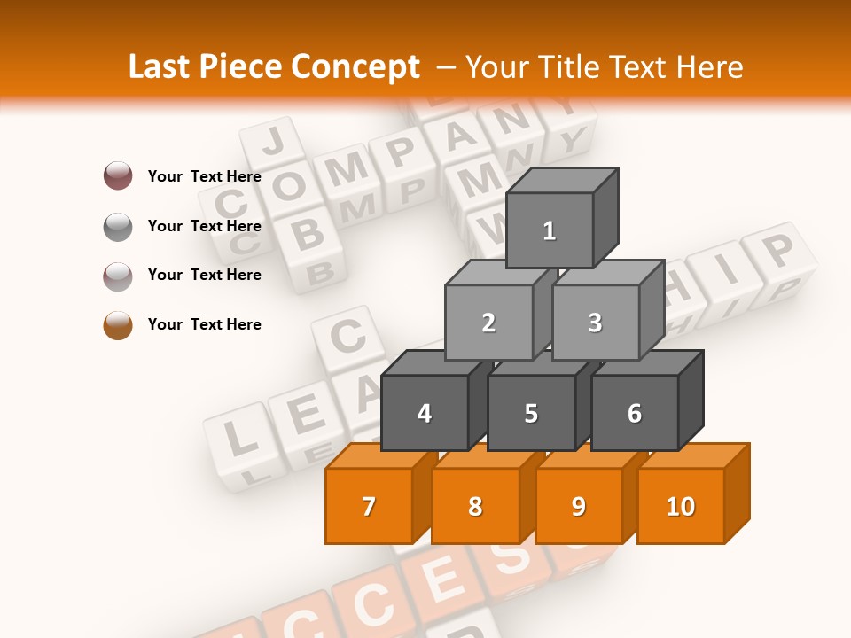 Cube Discovery Aspirations PowerPoint Template