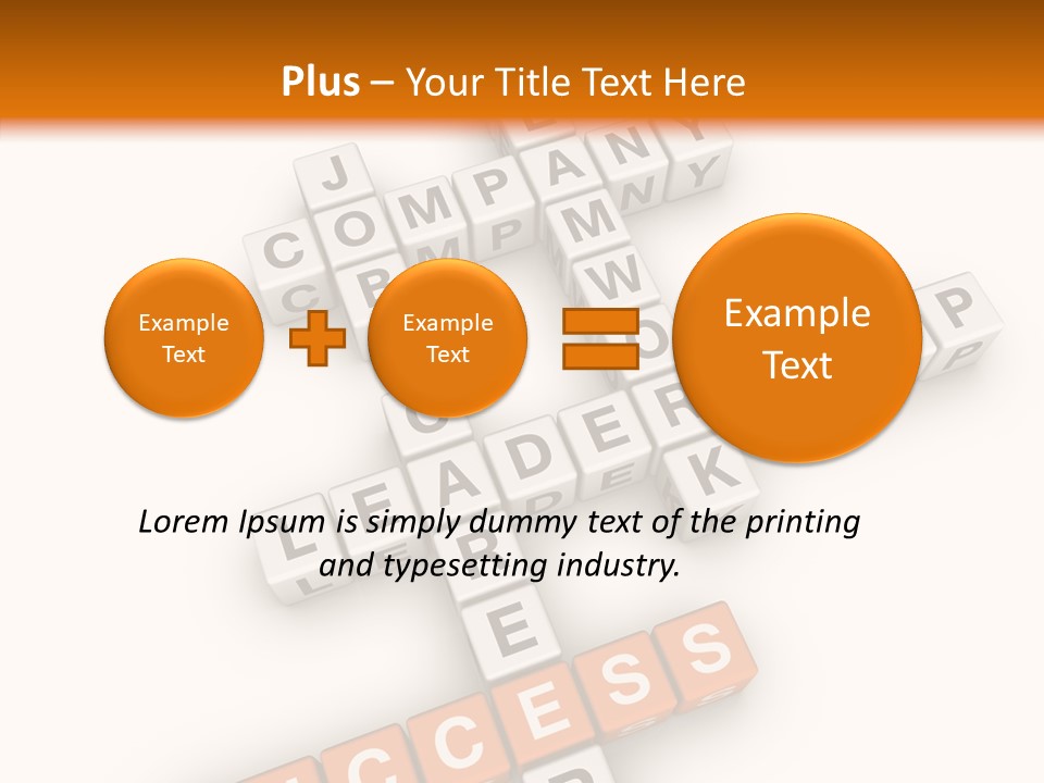 Cube Discovery Aspirations PowerPoint Template