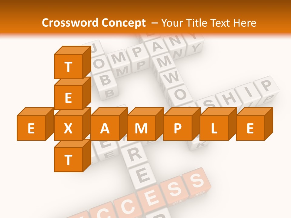 Cube Discovery Aspirations PowerPoint Template