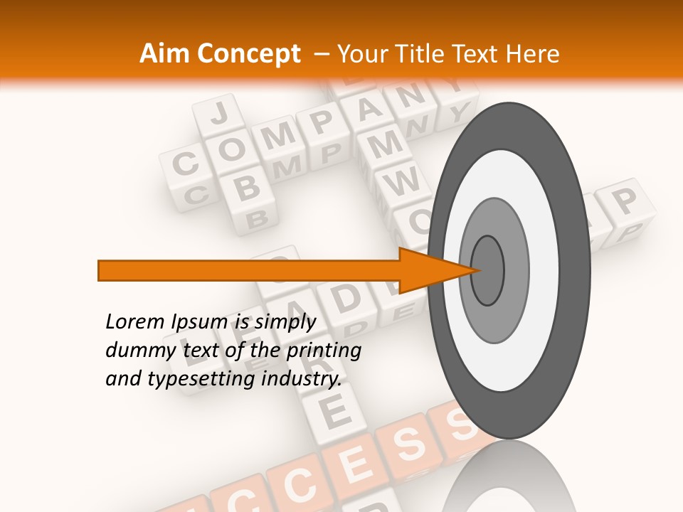 Cube Discovery Aspirations PowerPoint Template