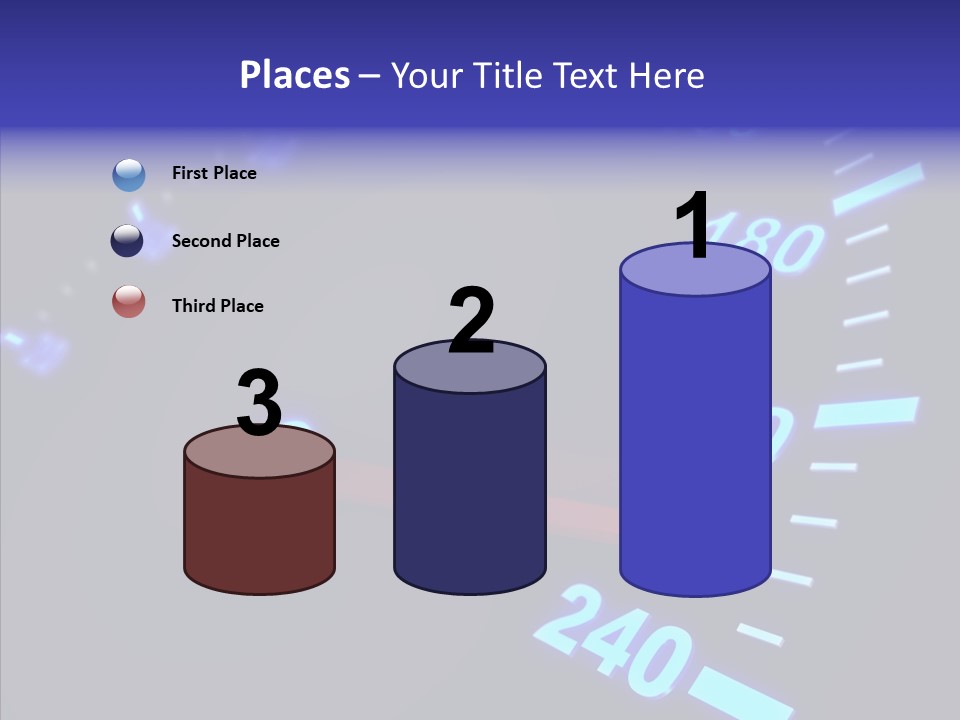 Car Race High PowerPoint Template