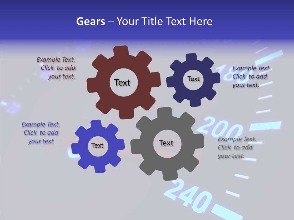 Car Race High PowerPoint Template