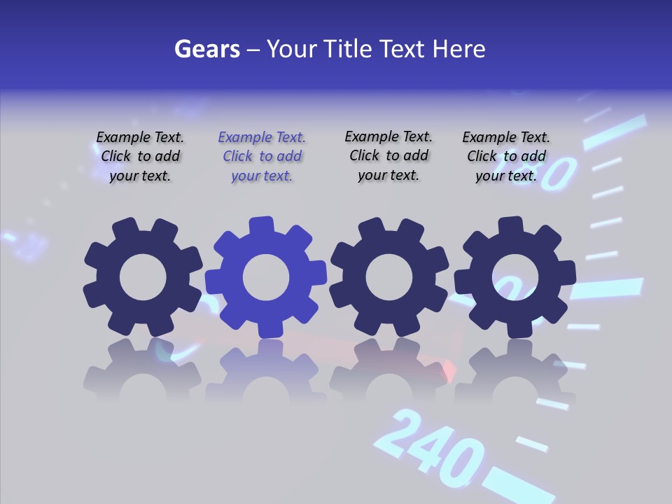 Car Race High PowerPoint Template