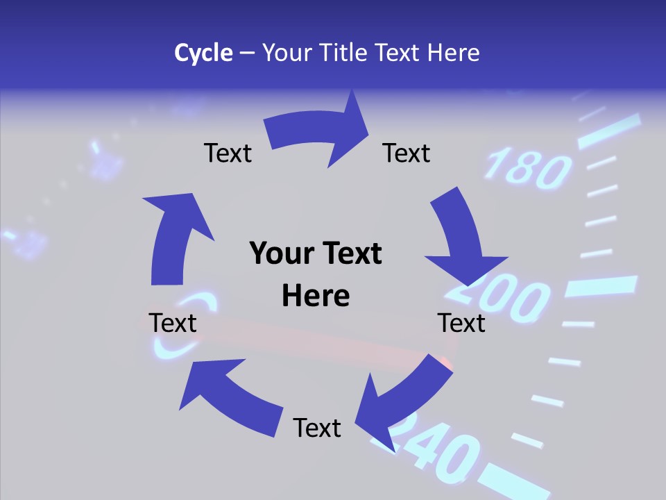 Car Race High PowerPoint Template