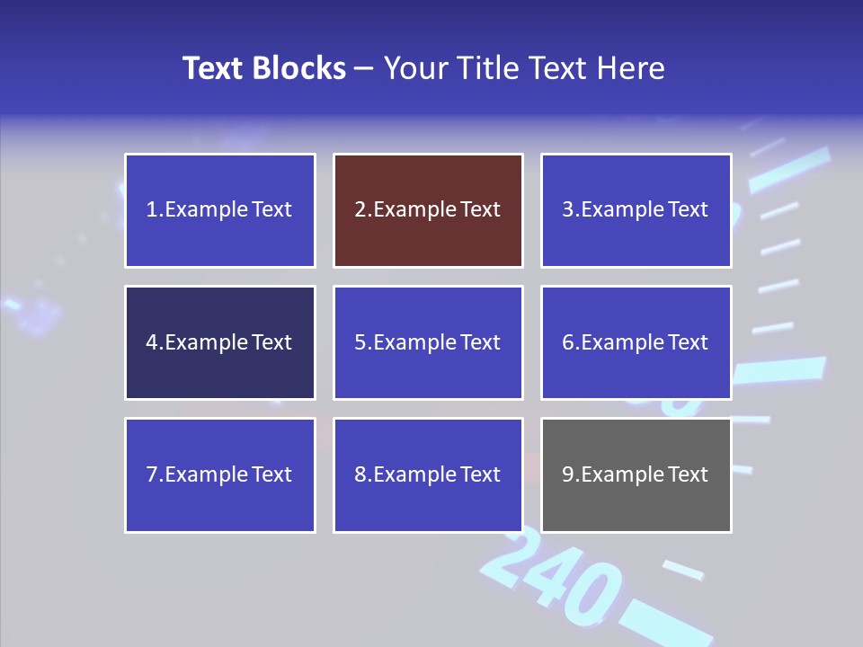 Car Race High PowerPoint Template