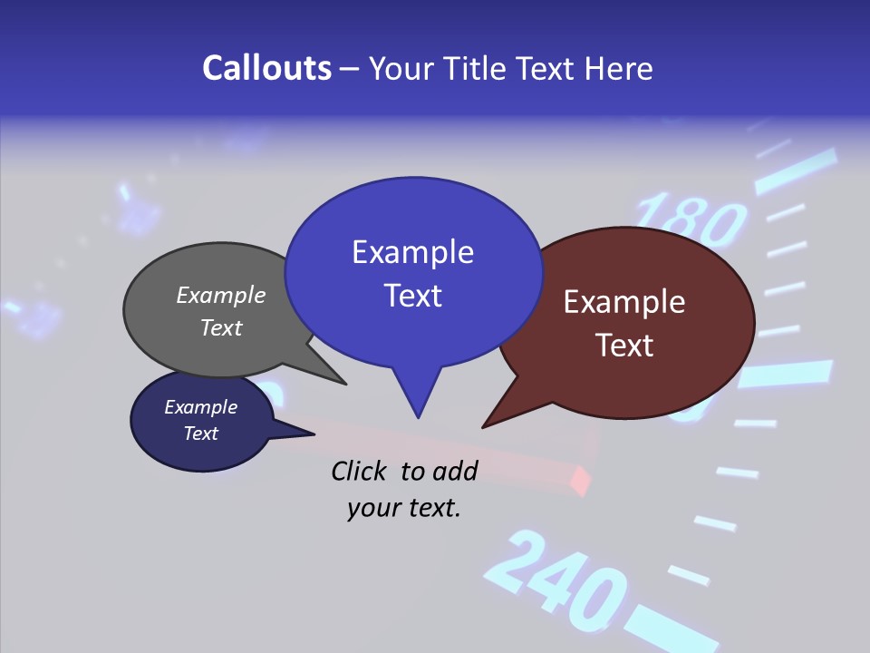Car Race High PowerPoint Template