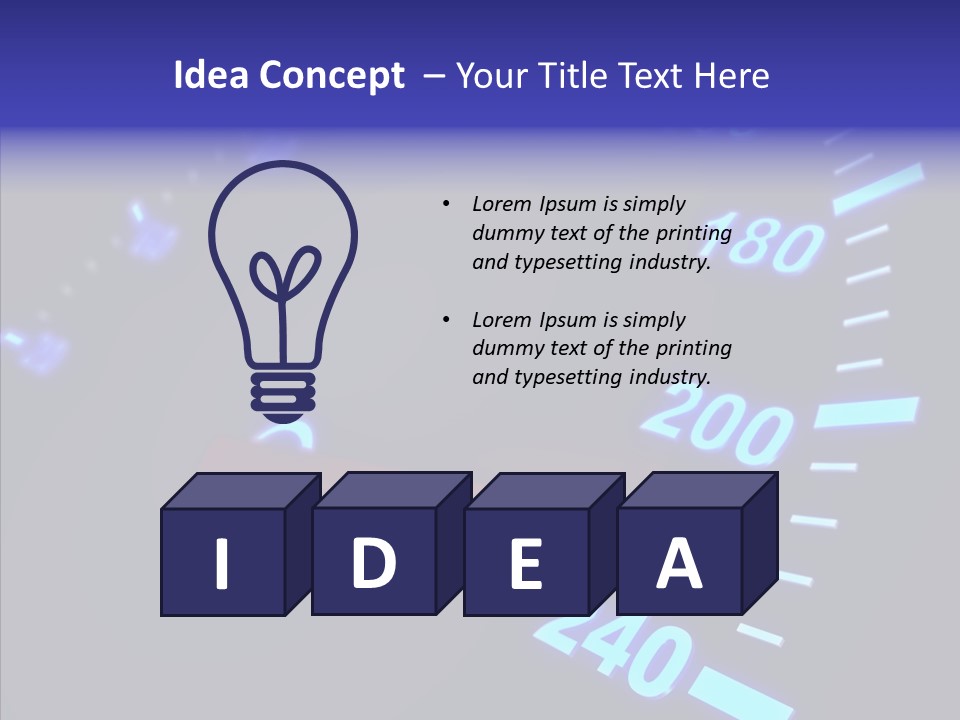 Car Race High PowerPoint Template