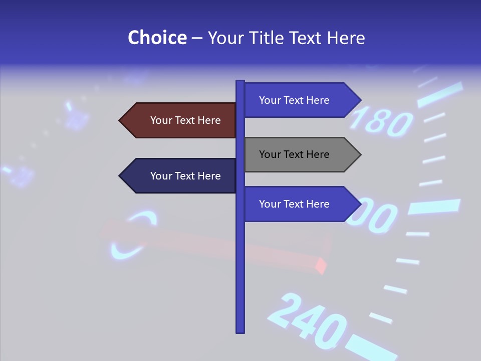 Car Race High PowerPoint Template